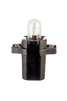 LÂMPADA C/ SOQUETE PRETO 12V - 1, 2W - LINHA VW - 02721 MF8 LÂMPADA C/ SOQUETE PRETO 12V - 1, 2W - LINHA VW - 02721 MF8